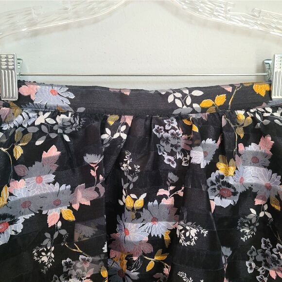 Xhilaration Milticolor Floral Spring Skirt S - Picture 3 of 10